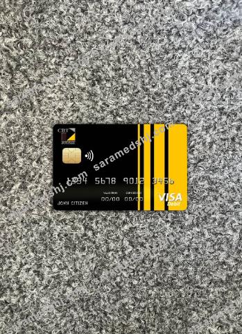 Chad Commercial bank Tchad visa card photolook front